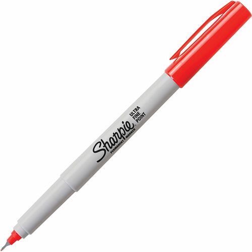 Marker, Sharpie, Ultrafine, Red 12/DZ