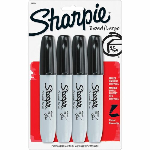 Marker, Sharpie Chisel 4/PK