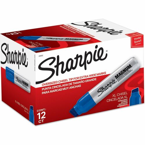 Marker, Sharpie, Magnum, Black 12/BX