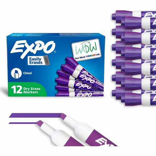 Marker, Expo Low Odor, Permanent, 1 Pack 12/DZ