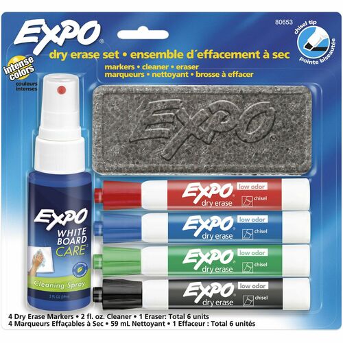 Set, Dryerase, Expo, Low-Odor 4/ST
