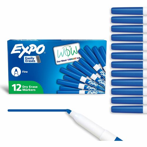 Marker, Expo Fine, Black, 1 Pack 12/DZ