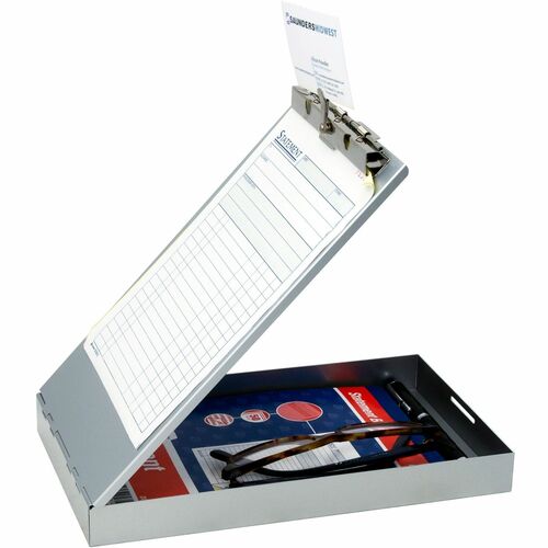 Clipboard/Citation Holder, 1" Storage Cap, Aluminum