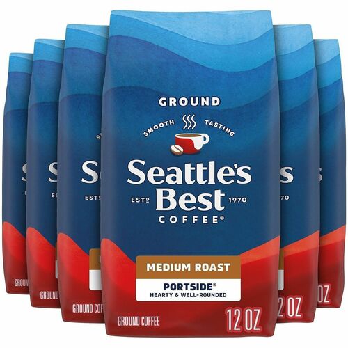 Starbucks Coffee, Gray, Portside, 12 Ounce 6/CT