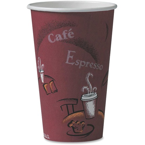 Cup, Paper, Hot, Bistro, 16 Ounce, 50/PK 20/CT