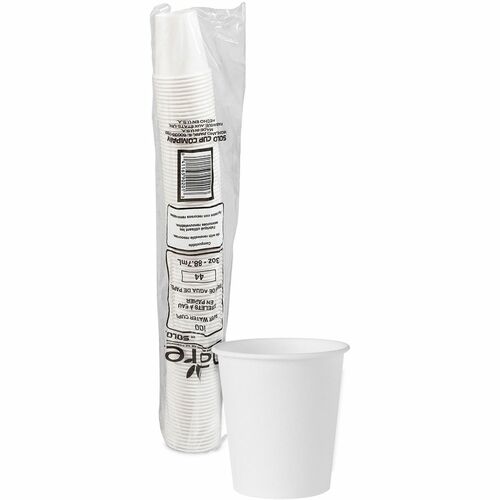 Cup, Water, Flat Bottom, 3 Oz 100/PK