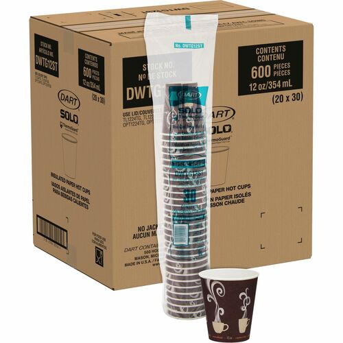 Cup Hot Insulated 12 Oz., 30/BG 20/CT