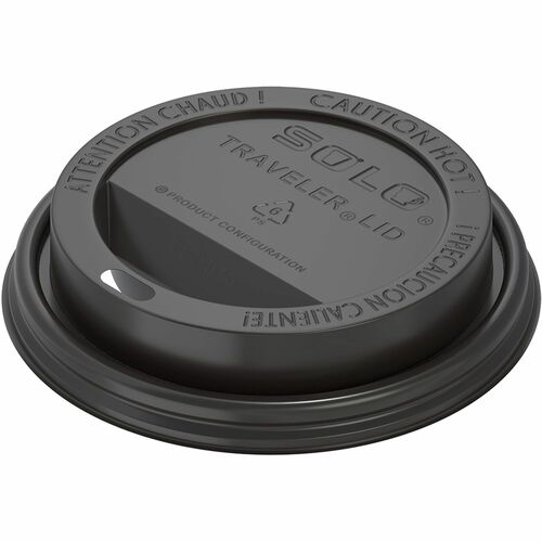 Lid, Dome, Hot Cup, Black, 100/BG 10/CT