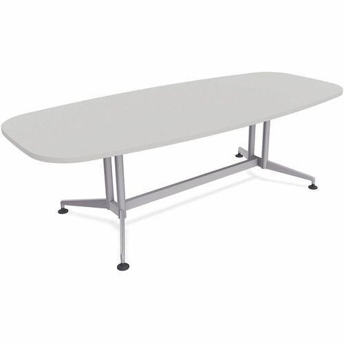 Table, Conference, 48x96, Ellipse, MS, Gray 2/BD