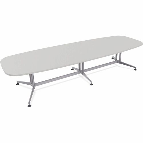 Table, Conference, 48x144, Ellipse, MS, Gray 2/BD