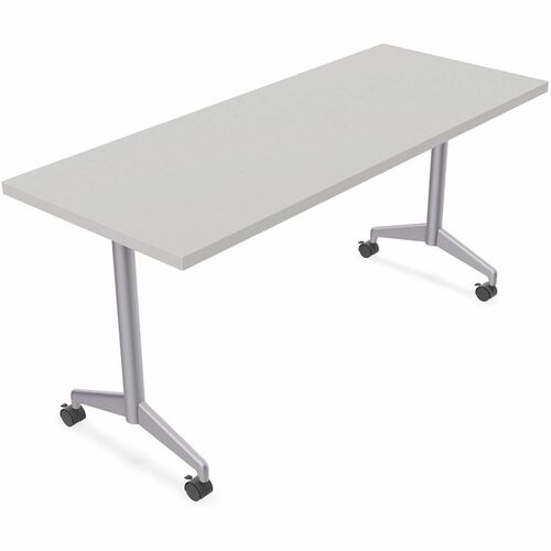 Table, Zia, Bv, Flip, 24X48, Ms, Gray 6/BD