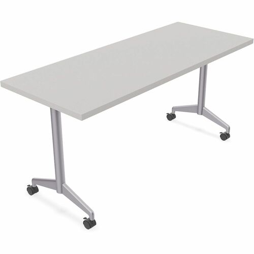 Table, Zia, BV, Flip, 24x72, MS, Gray 6/BD
