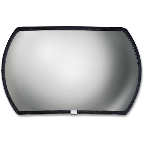 Convex Mirror, Round Rectangular Glass, 15" x 24"