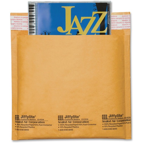 Mailer, Jiffylite, CD/DVD 25/CT