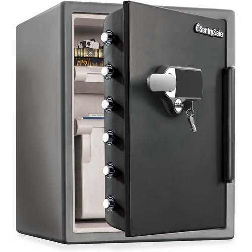 Fire/Water Safe, With Digital Alarm, 18.6"x19.3"x23.8", GMBK