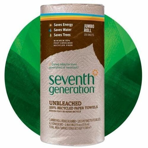 Jumbo Paper Towels, 2-Ply, 11" x 9", Brown