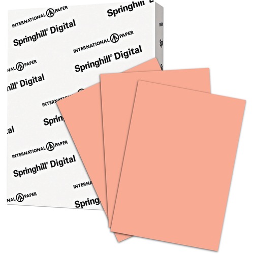 Paper, 110 lb, 8-1/2" W x 11" H, Salmon 250/PK