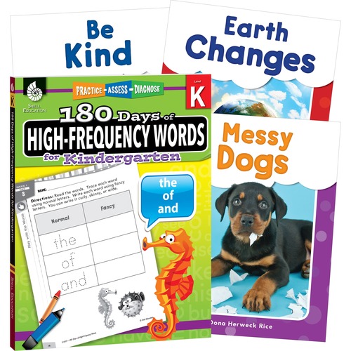 Learn At Home Books, High Frequency Words, Grade PK-K