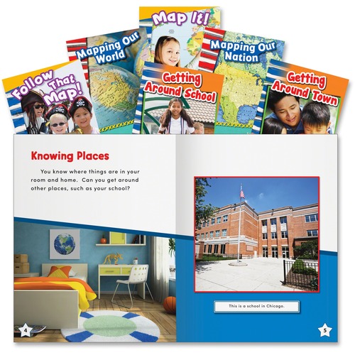 Social Studies Books, Lets Map It, Grade K-2 6/ST