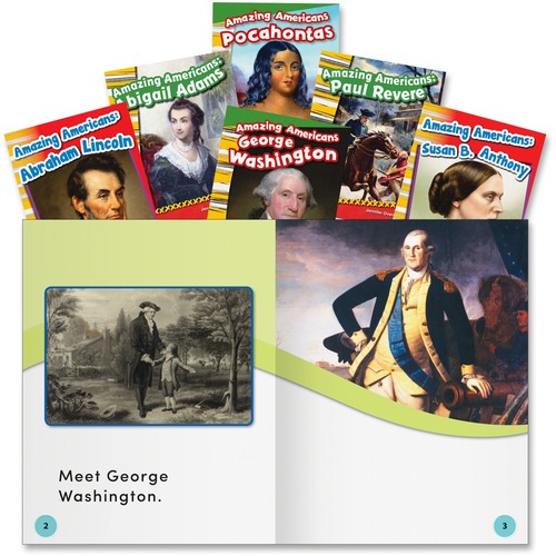 Social Studies Books, Amazing Americans, Grade K-2 6/ST