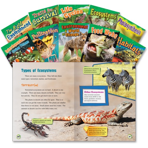 Life Science Books, Grade 2-3, Multi 10/ST