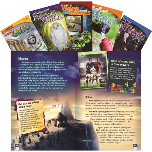 Time Informational Text Books, Set 1, Grade 6 5/ST
