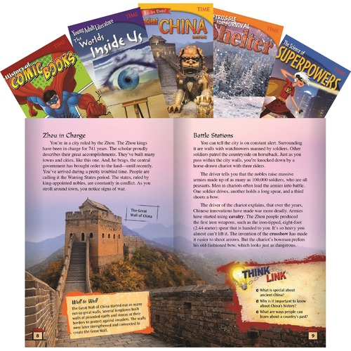 Time Informational Text Books, Set 2, Grade 6 5/ST
