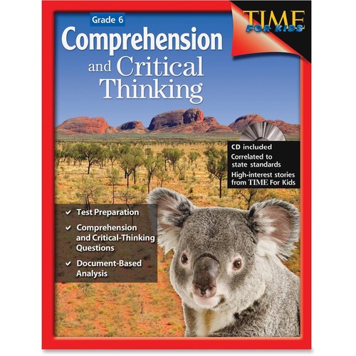 Comprehension/Critical Thinking Resource, with CD, Grade 6