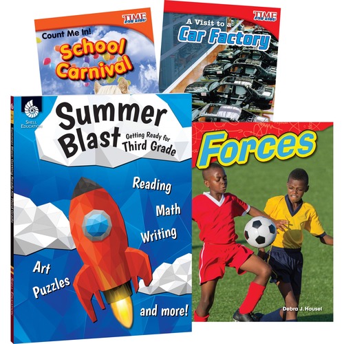 Learn At Home Books, Summer STEM, With Workbook, Grade 3, 4/ST 4/ST