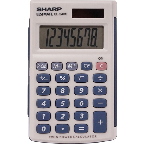 Calculators, 8 Digit, Hard Cover