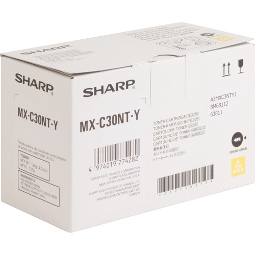 Toner Cartridge, For MX-C300, 6000 Page Yield, Yellow
