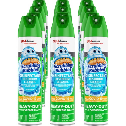 Cleaner, Disinfectant, Scrub Bubble 12/CT