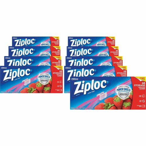 Storage Bags, 1 Gal, 10-9/16"x9-1/2"x2-5/8", 68 BG, BE 9/CT