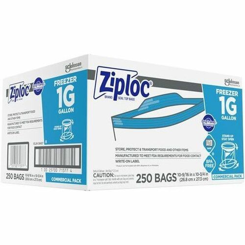 Bags, Freezer, Onegal, Ziploc 250/CT