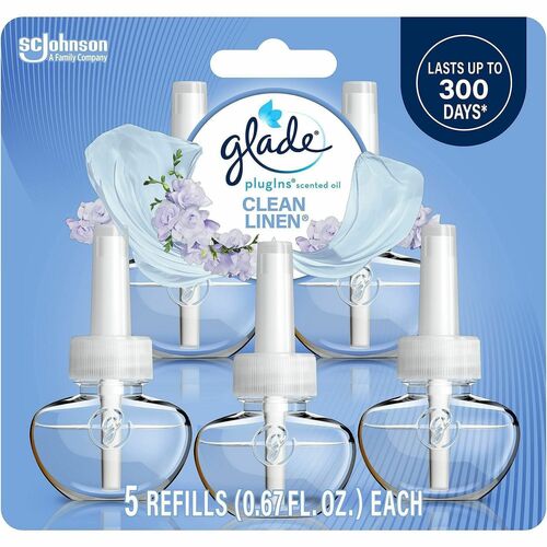 Oil, Scent, Glade Linen, 3.35 Oz 5/PK