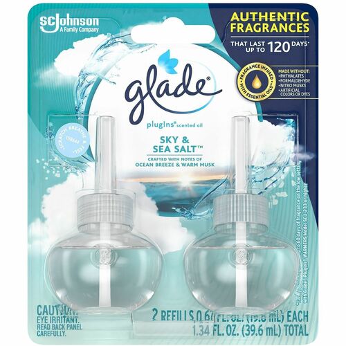 Refills, Glade PlugIns, 0.67 oz, 2/PK 6/CT