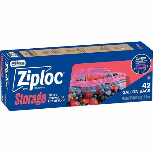Bag, Ziplock, Suspending, Storage, Galvanized 42/BX