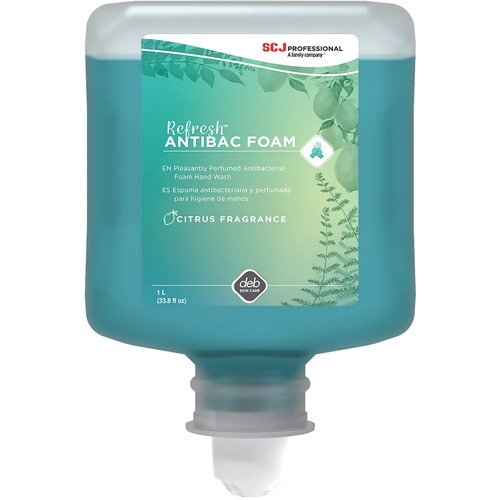 Hand Soap, Antibacterial, Foam, 1 Liter, Green 6/CT