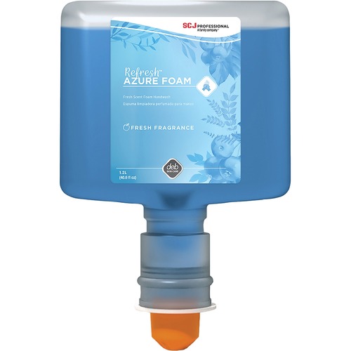 Hand Soap, Foam, Fresh Apple, 1.2 Liter, Blue 3/CT
