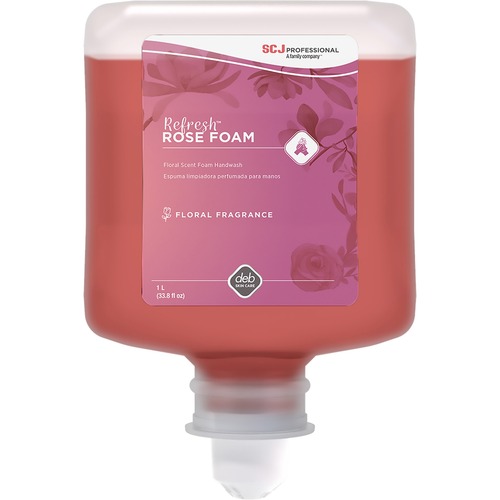 Handwash, Foam, Enchanted Rose, For Cleanse Dispenser, 1 L, Pink 6/CT