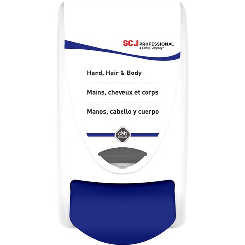 Dispenser, Hand, Hair and Body, 1 Liter, White