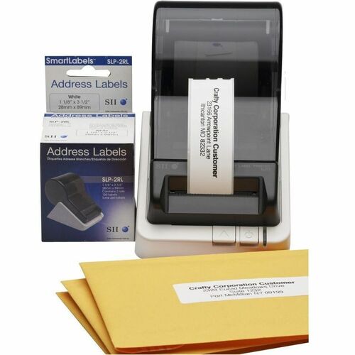 Label, Address, White