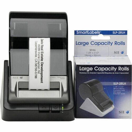 Label, Address, 2 Roll, White 2/BX