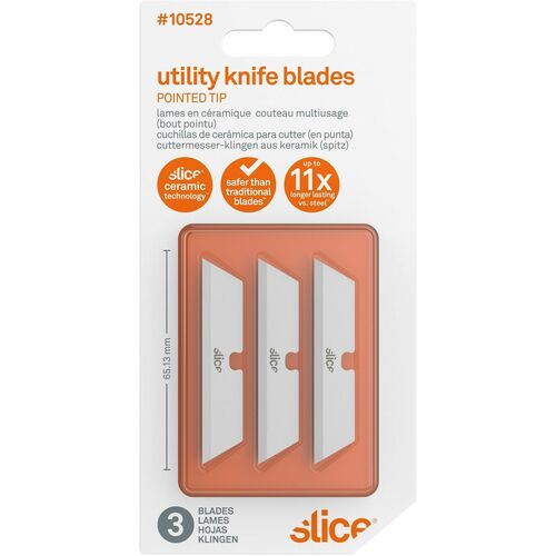 Blade, Knife, Utility, Ceramic 3/PK