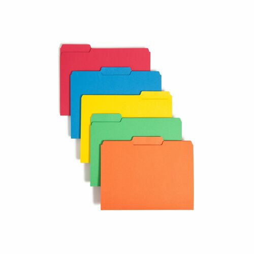 Folder, Interior, LTR, 1/3, Assorted 100/BX