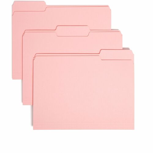 Folder, Interior, Letter, 1/3, Pink 100/BX