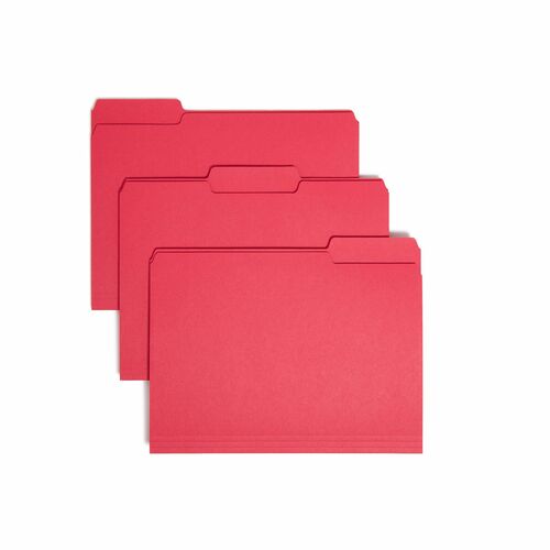 Folder, Interior, LTR, 1/3, Red 100/BX