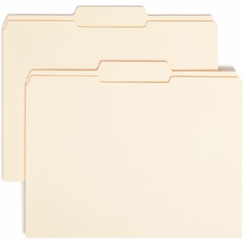 Folder, File, Letter, 1/3 Cut, Manila 100/BX