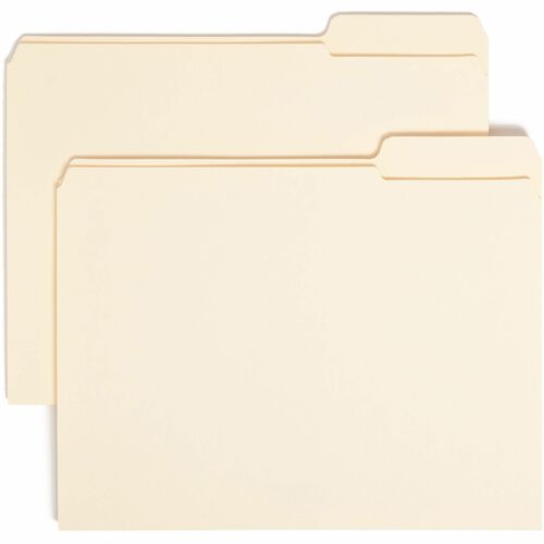 Folder, File, Letter, 1/3 Right, Manila 100/BX