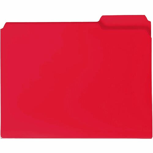 Folder, Letter, 1/3, Professional, Red 24/BX